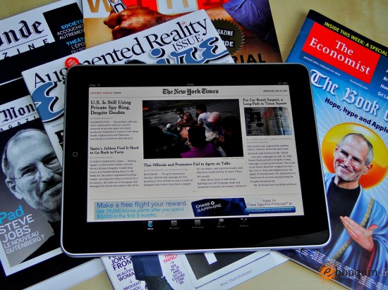 iPad e notícias/jornais