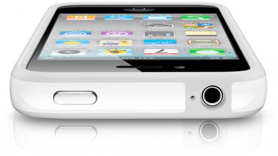 iPhone 4 preto com Bumper