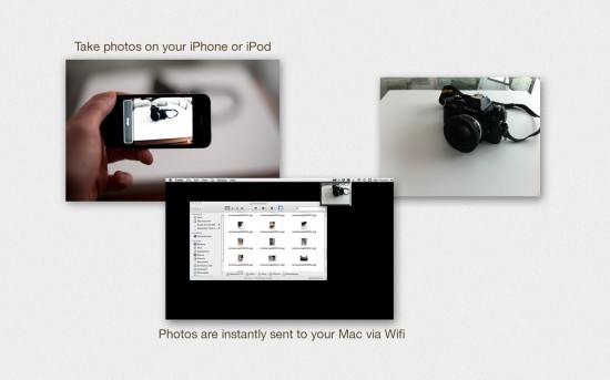 RemoteSnap no Mac e no iPhone