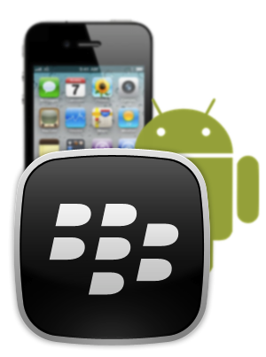 BlackBerry ameaçado pelo iPhone e pelo Android