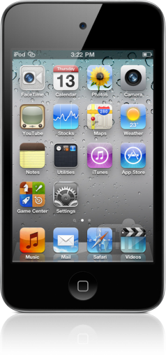 iPod touch com iOS 4.3