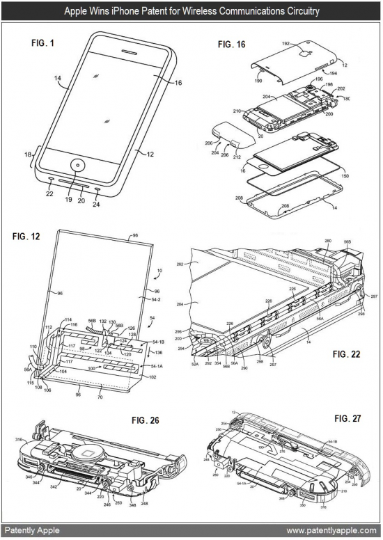 Patente da antena do iPhone original
