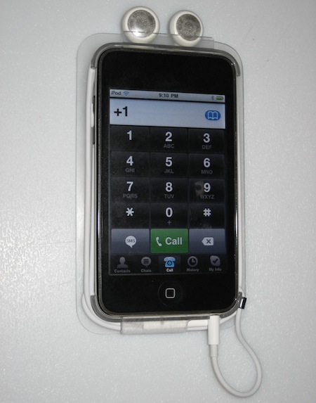 iPod touch transformado em iPhone