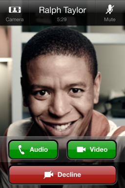 Skype com vídeo no iPhone