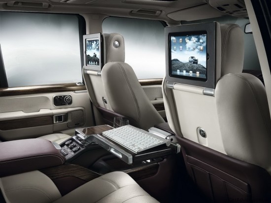 Range Rover Autobiography Ultimate Edition com iPads