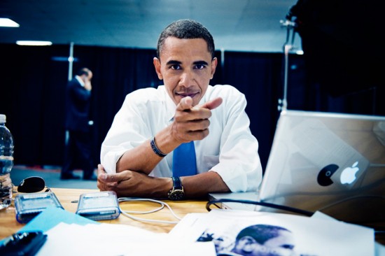 Barack Obama com MacBook
