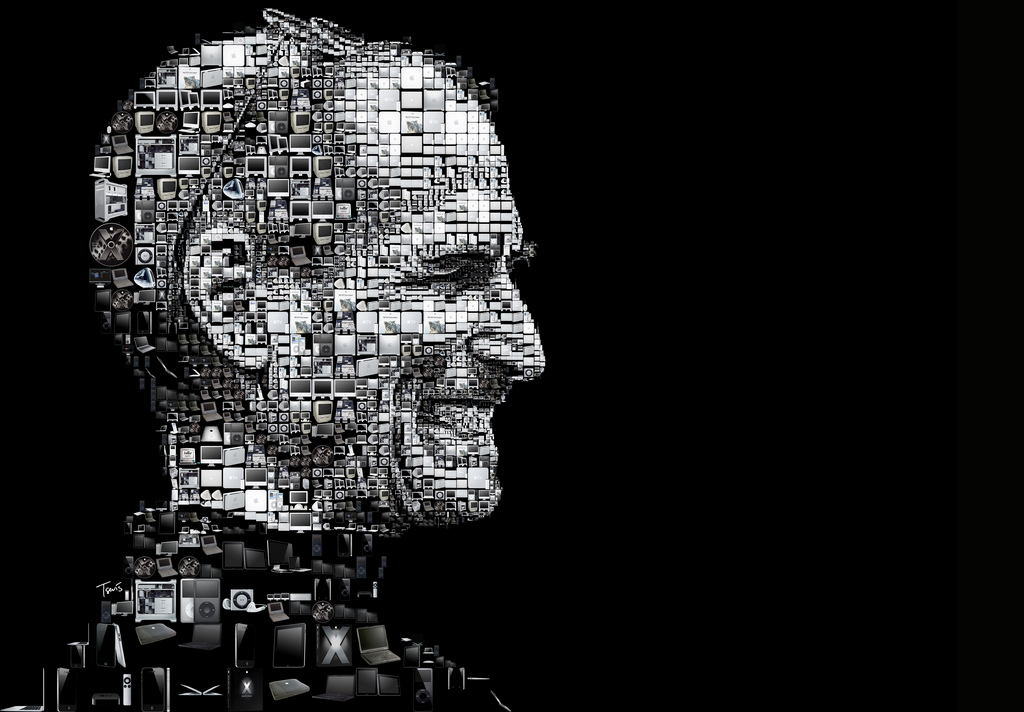 Mosaico de Steve Jobs