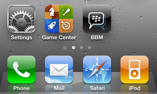 BBM no iOS