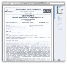 Certificado de homologação do iPad 2