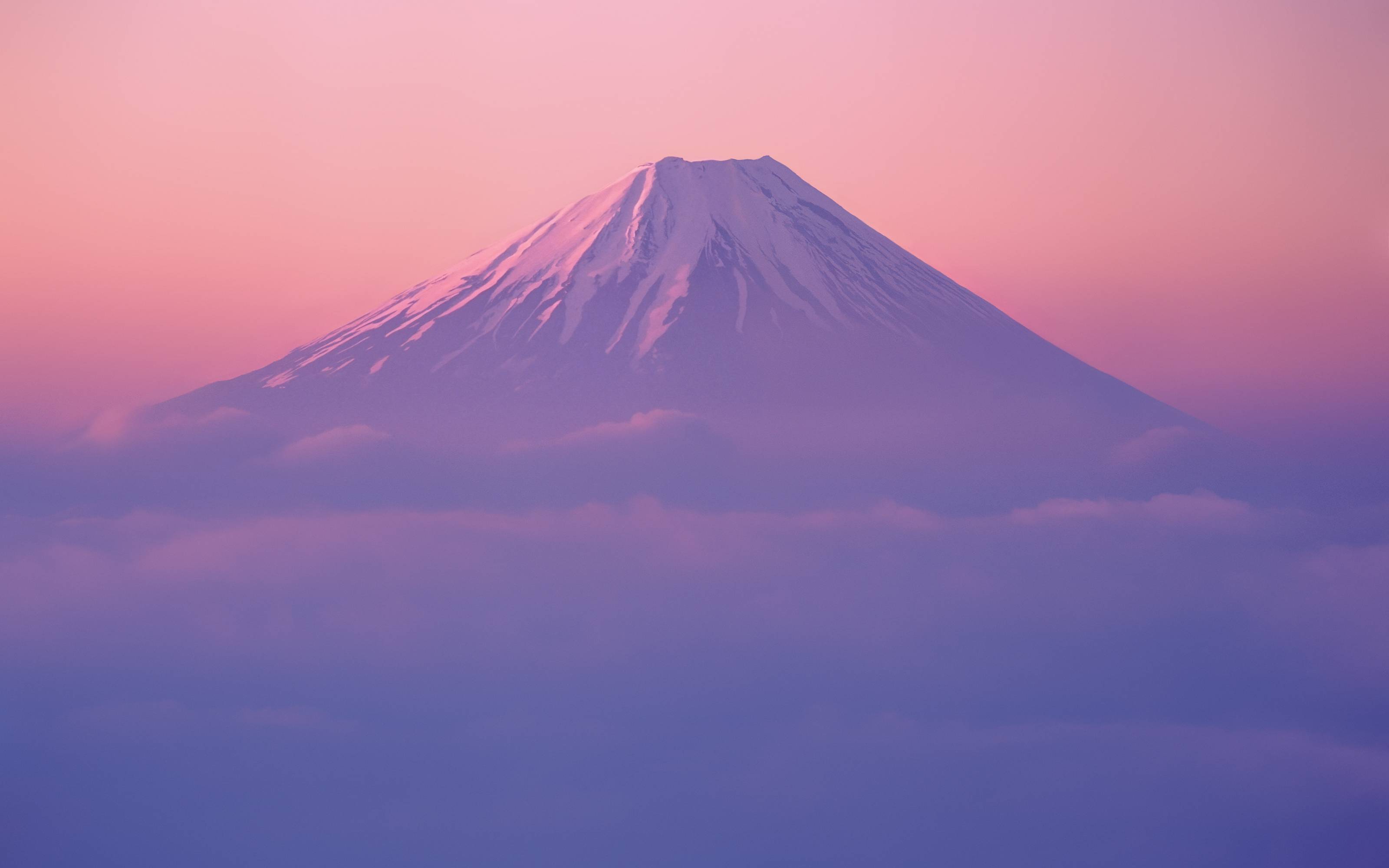 Wallpaper do Monte Fuji no Mac OS X Lion