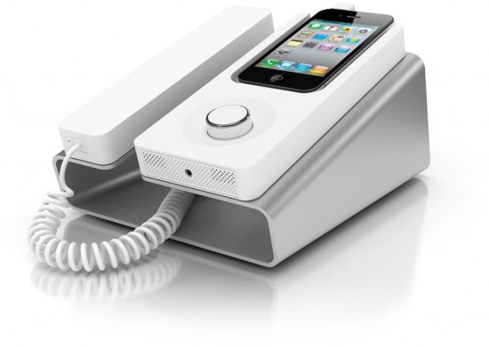KEE Desk Phone Dock com iPhone