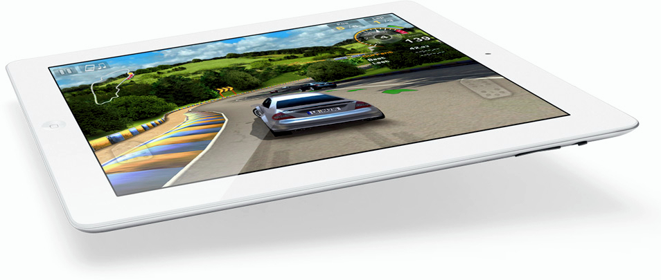 iPad 2 voando com jogo