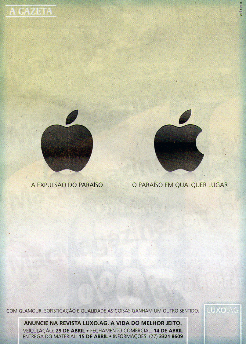 Propaganda da Apple no A Gazeta