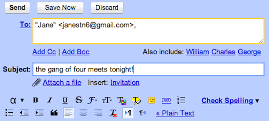 Recursos Bob no Gmail