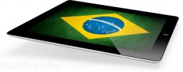 iPad 2 com a bandeira do Brasil