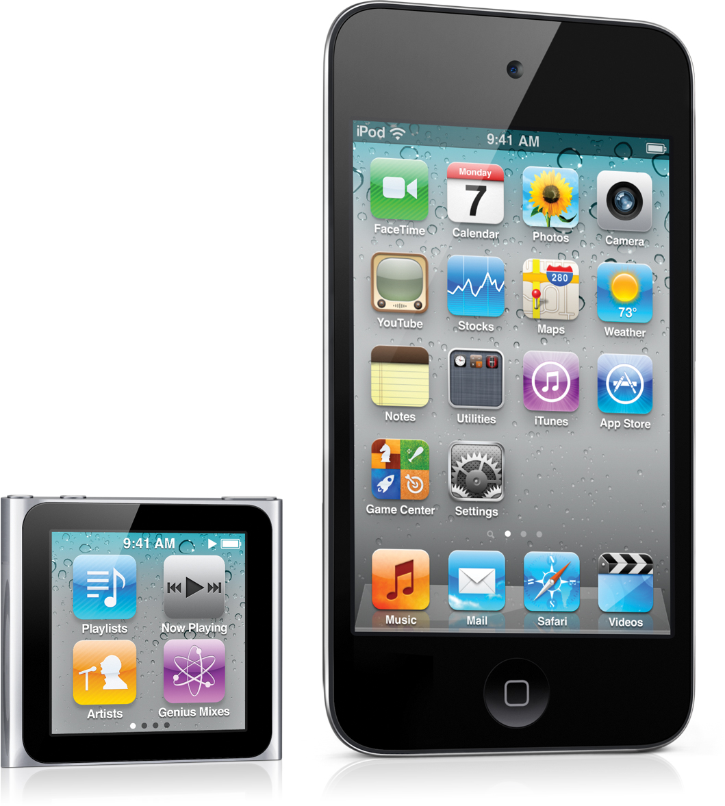 iPod nano e iPod touch