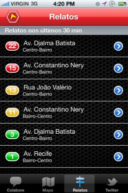 Trânsito Manaus - iPhone