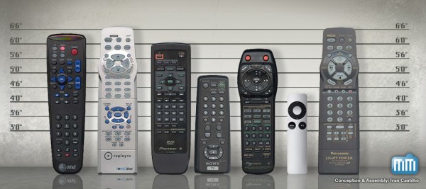 Controles antigos de televisão