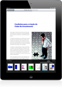 Publicações BM&FBOVESPA no iPad