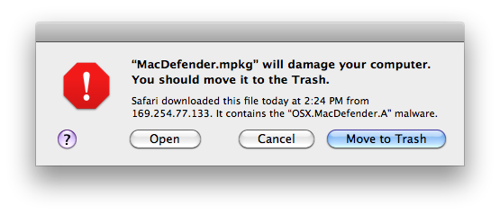 Removedor de malwares do Mac OS X