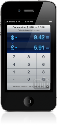 Currencies para iOS