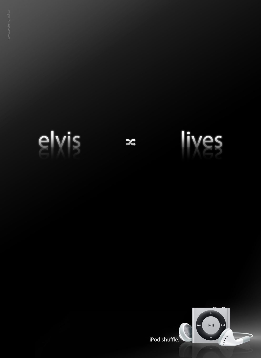 Elvis em iPod shuffle