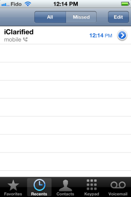 Removendo chamadas individuais no iOS 5