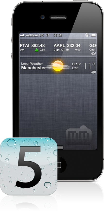 Weather no iOS 5