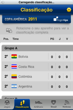 Copa América - iPhone