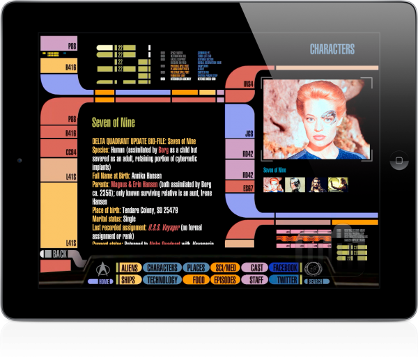Star Trek PADD no iPad