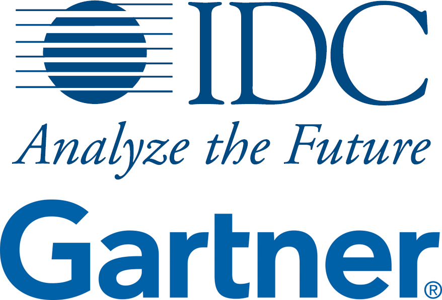 Logos - IDC e Gartner