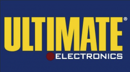 Logo da falida Ultimate Electronics