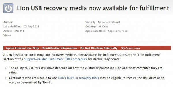 Sobre o pendrive do OS X Lion