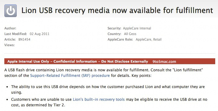 Sobre o pendrive do OS X Lion