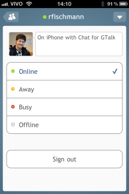 Chat for GTalk - iPhone