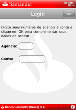 Santander Móvel - iPhone