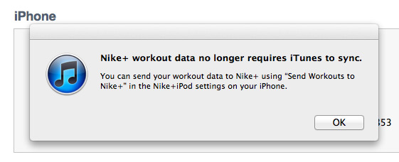 Nike Plus no iTunes do iOS 5