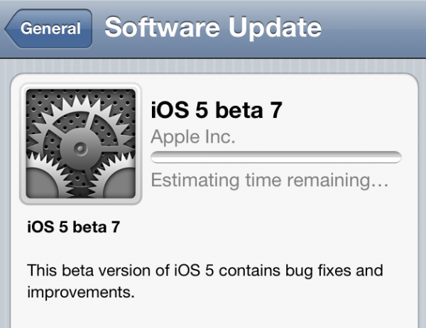 iOS 5 beta 7