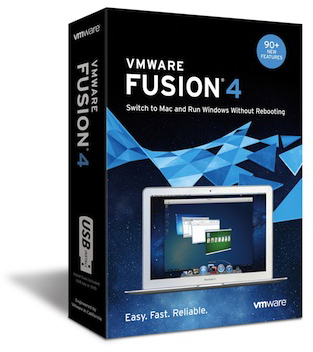 Caixa do VMware Fusion 4 para Mac