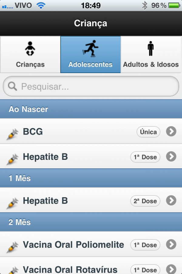 App da vandFald.net - Vacina Brasil