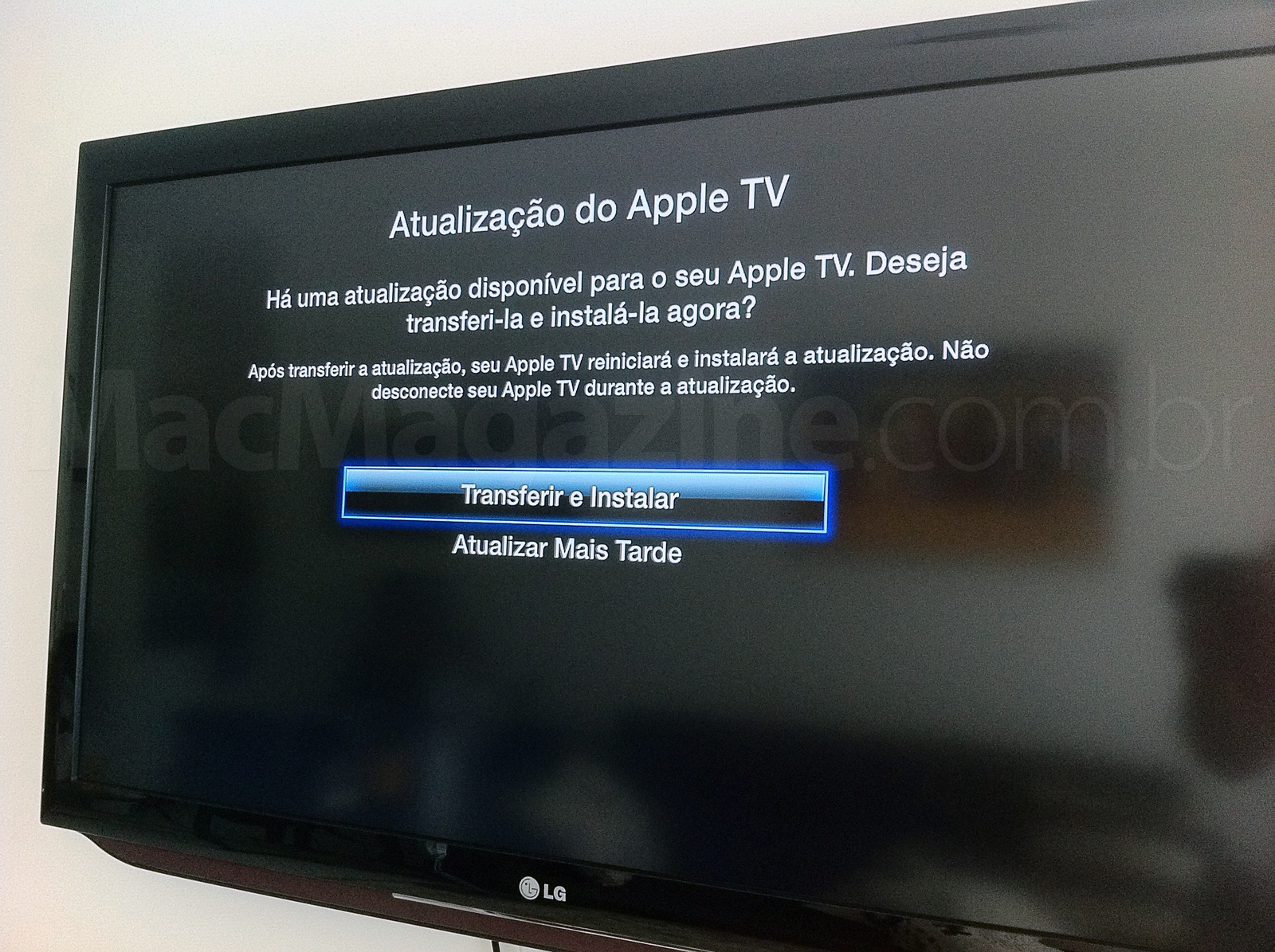 Apple TV com iOS 5