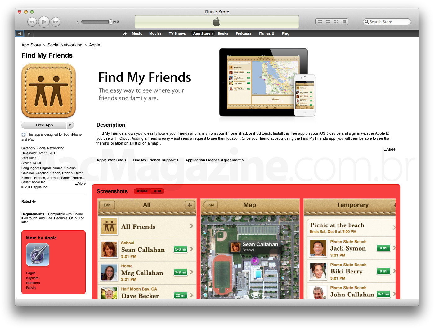 Find My Friends on the App Store