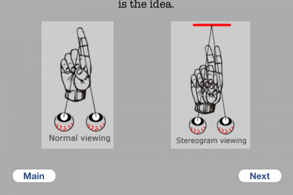 Instruções para ver estereogramas