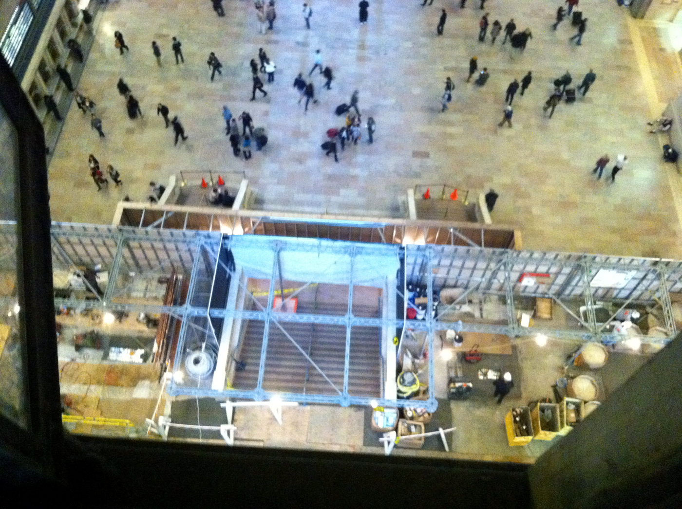 Apple Retail Store do Grand Central Terminal em construção