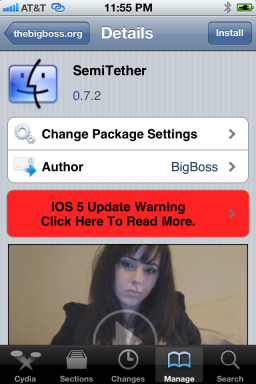 SemiTether para o iOS 5