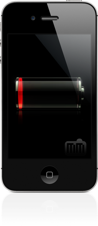 iPhone 4S sem bateria