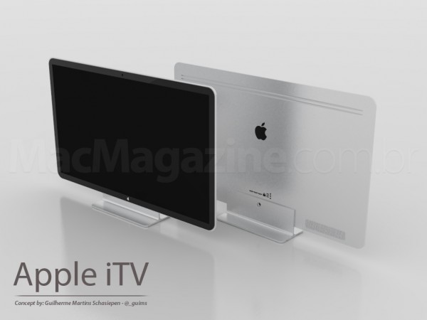 Mockup de uma iTV - Apple TV