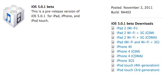 iOS 5.0.1 beta