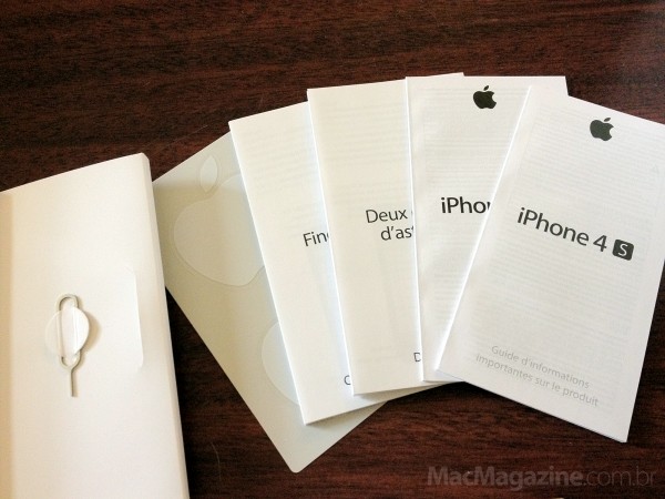 Unboxing do iPhone 4S