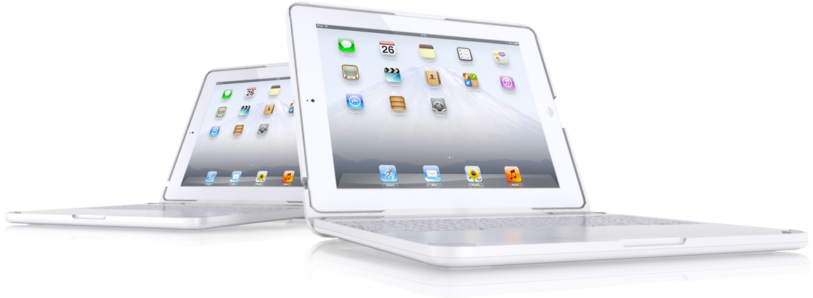 ClamCase branca para iPad 2